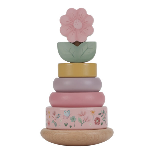 Rocking ring stacker wood - Fairy Garden FSC